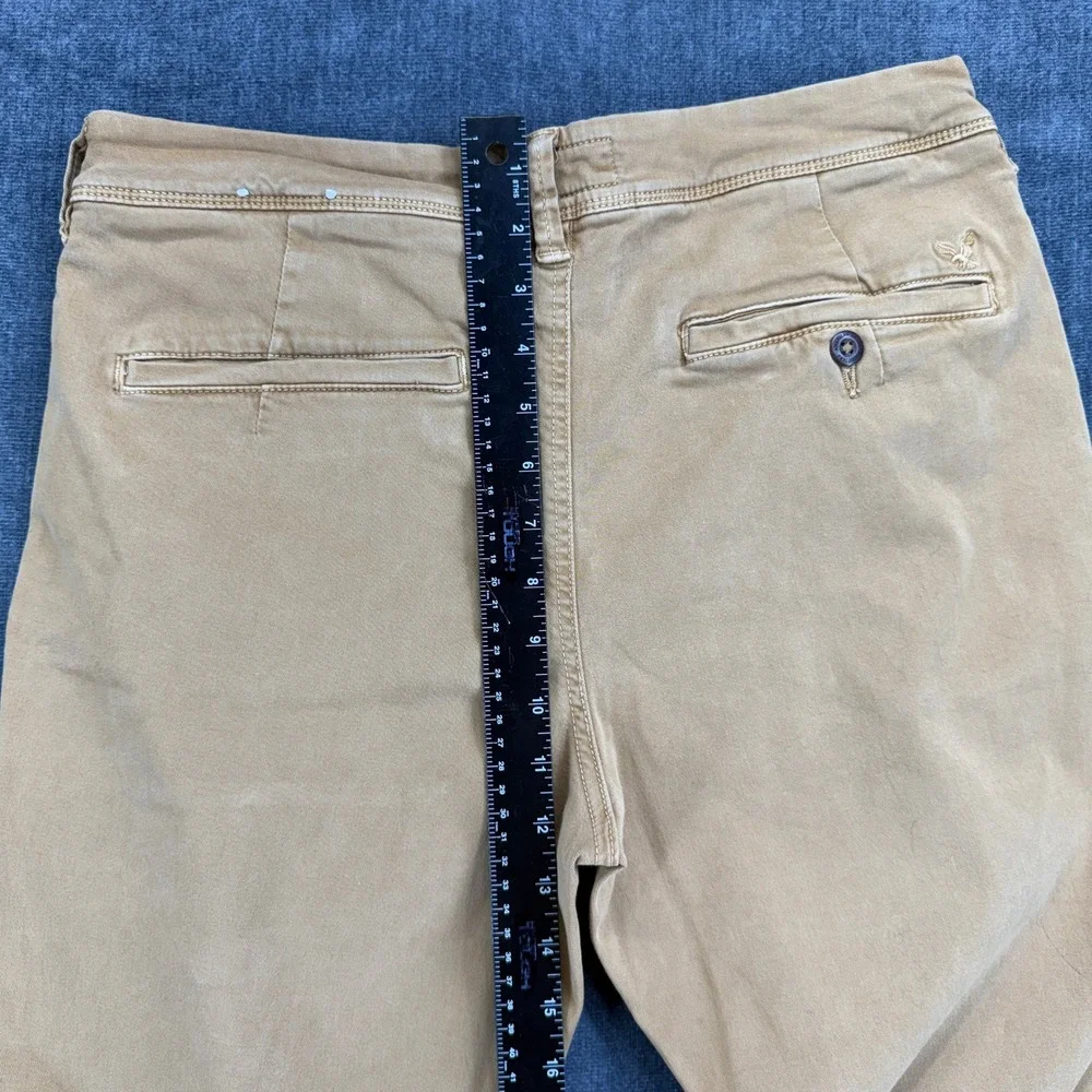 American Eagle Chinos Mens 32x30 Tan Cotton Slim Extreme Flex Pants